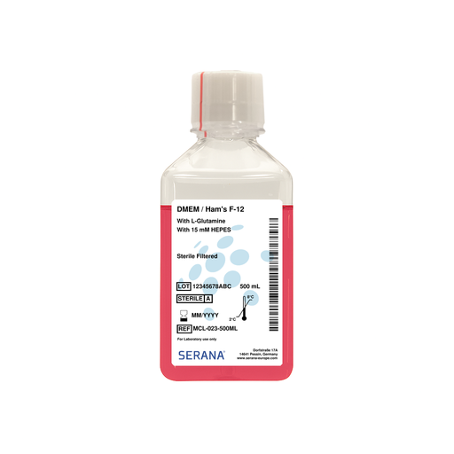 [MCL-023-500ML] DMEM / Ham's F-12, Sterile Filtered, 500 ml