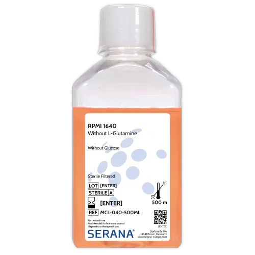[MCL-040-500ML] RPMI 1640, Sterile Filtered, 500 ml