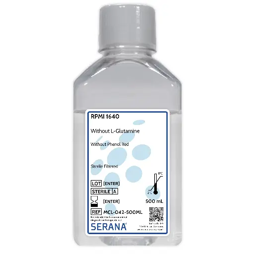 [MCL-042-500ML] RPMI 1640, Sterile Filtered, 500 ml