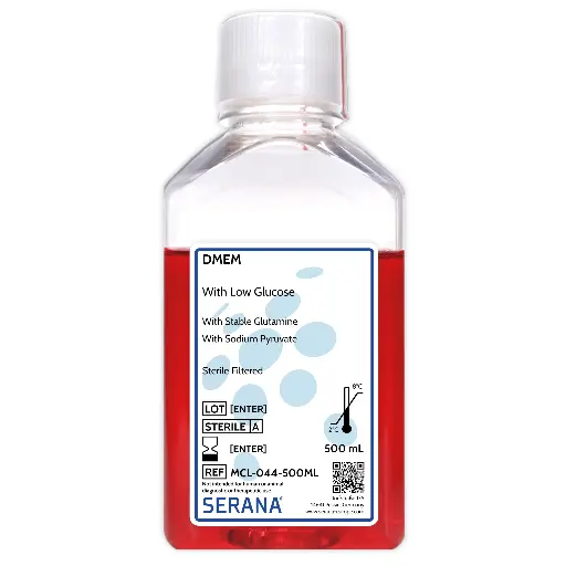 [MCL-044-500ML] Dulbecco's Modified Eagle's Media (DMEM), Sterile Filtered, 500 ml
