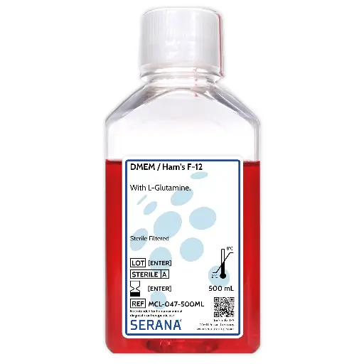 [MCL-047-500ML] DMEM / Ham's F-12, Sterile Filtered, 500 ml