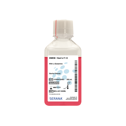 [MCL-047-500ML] DMEM / Ham's F-12, Sterile Filtered, 500 ml