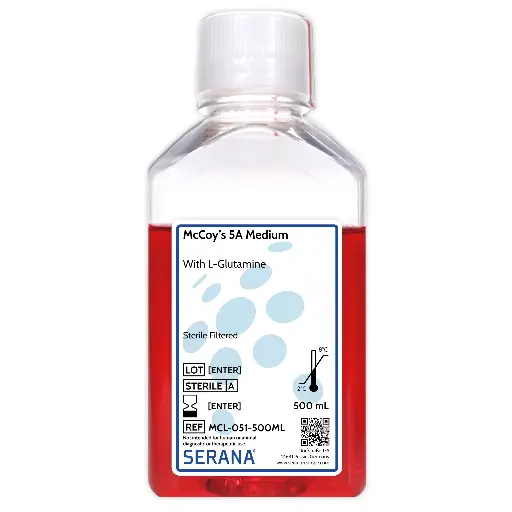 [MCL-051-500ML] McCoy's 5A Medium, Sterile Filtered, 500 ml