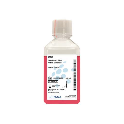 [MCL-052-500ML] Minimal Essential Medium (MEM), Sterile Filtered, 500 ml
