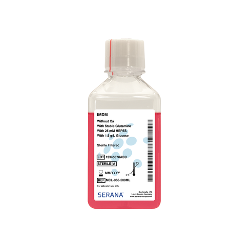 [MCL-068-500ML] Iscove's Modified Dulbecco's Medium (IMDM), Sterile Filtered, 500 ml