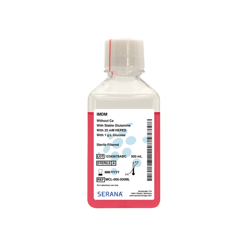 [MCL-068-500ML] Iscove's Modified Dulbecco's Medium (IMDM), Sterile Filtered, 500 ml