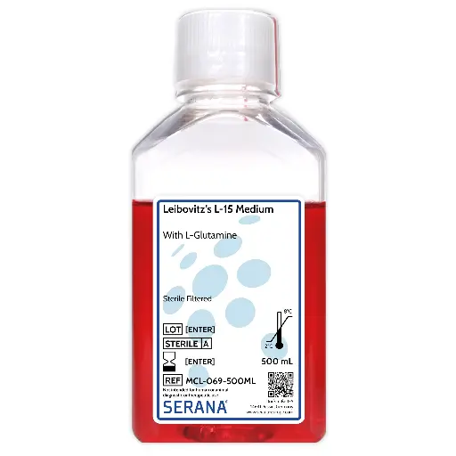 [MCL-069-500ML] Leibovitz's L-15 Medium, Sterile Filtered, 500 ml