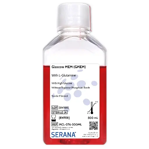 [MCL-076-500ML] Glasgow's Minimum Essential Medium (GMEM), Sterile Filtered, 500 ml