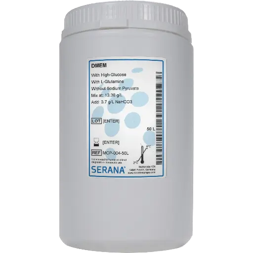 [MCP-004-100L] Dulbecco's Modified Eagle's Media (DMEM), Powder, makes 100 L