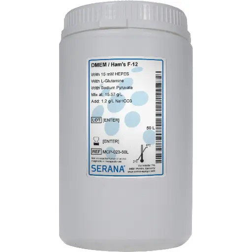 [MCP-023-50L] DMEM / Ham's F-12, Powder, makes 50 L
