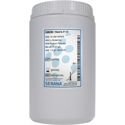 [MCP-023-50L] DMEM / Ham's F-12, Powder, makes 50 L