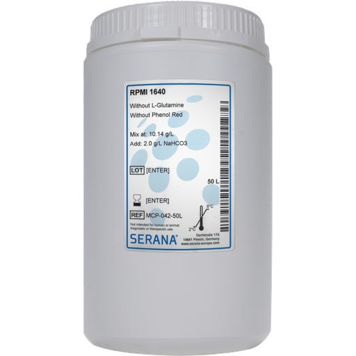 [MCP-042-50L] RPMI 1640, Powder, makes 50 L