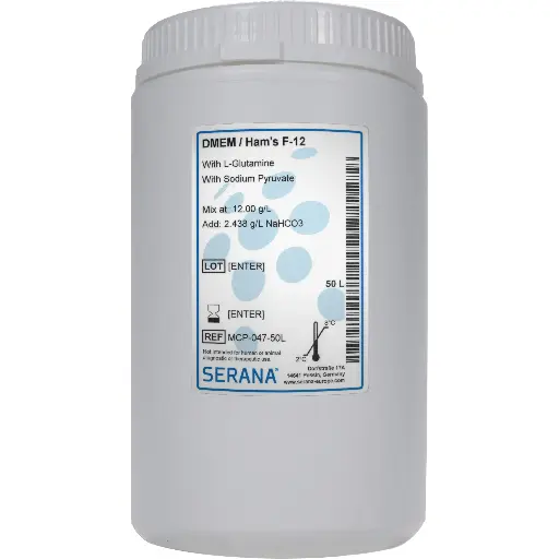 [MCP-047-50L] DMEM / Ham's F-12, Powder, makes 50 L