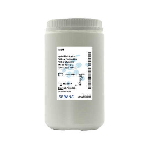 [MCP-055-50L] Minimal Essential Medium (MEM) Alpha Modification, Powder, makes 50 L