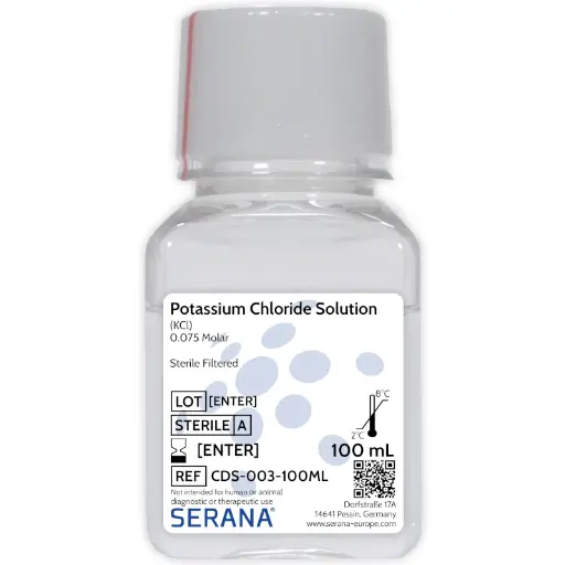 [CDS-003-100ML] Potassium Chloride Solution (KCl), Sterile Filtered, 100 ml