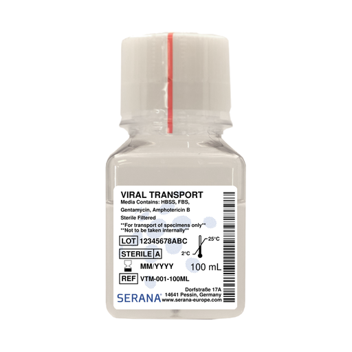 [VTM-001-100ML] Viral Transport Media, Sterile Filtered, 100 ml