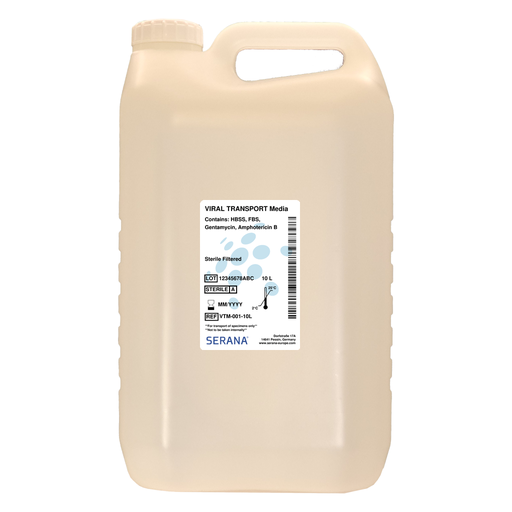 [VTM-001-10L] Viral Transport Media, Sterile Filtered, 10 L