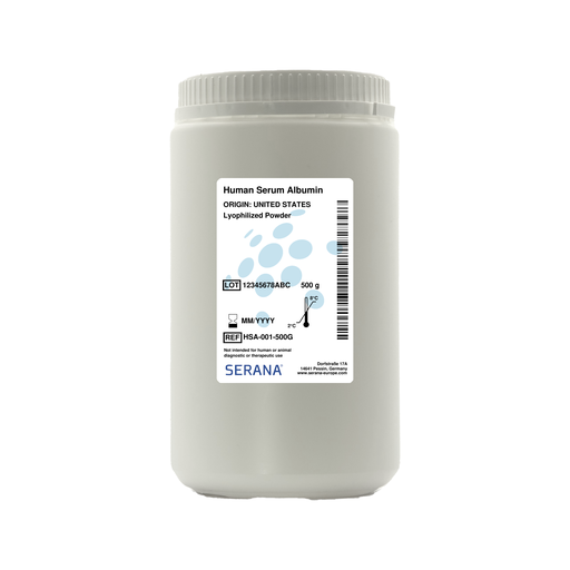 [HSA-001-500G] Human Serum Albumin, Powder, 500 g