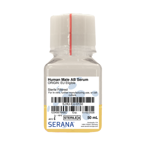 [S-HU-EU-0150] Human Serum, Sterile Filtered, 50 ml