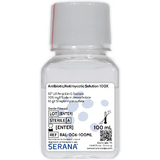 [RAL-006-100ML] Antibiotic/Antimycotic Solution (100x), Sterile Filtered, 100 ml