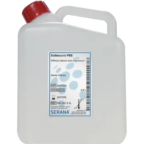 [BDL-001-2.5L] Dulbecco's PBS, Sterile Filtered, 2.5 L