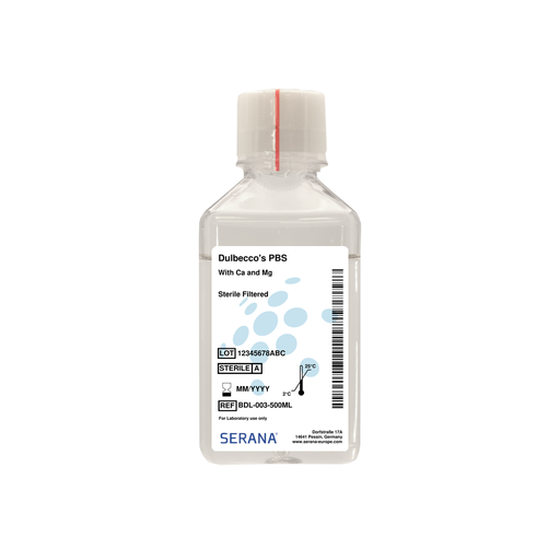 [BDL-003-500ML] Dulbecco's PBS, Sterile Filtered, 500 ml