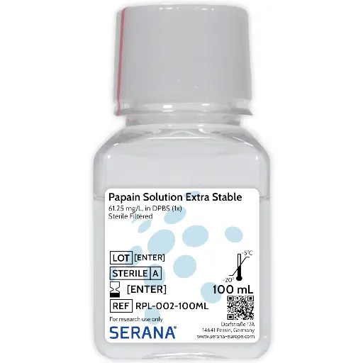[RPL-002-100ML] Papain Solution Extra Stable, Sterile Filtered, 100 ml