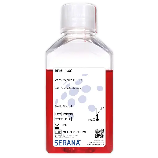 [MCL-036-500ML] RPMI 1640, Sterile Filtered, 500 ml