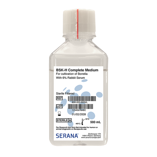 [BSK-003-500ML] BSK-H Complete Medium, Sterile Filtered, 500 ml