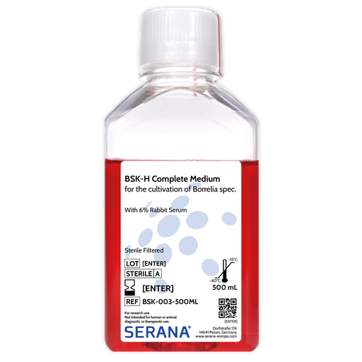 [BSK-003-500ML] BSK-H Complete Medium, Sterile Filtered, 500 ml
