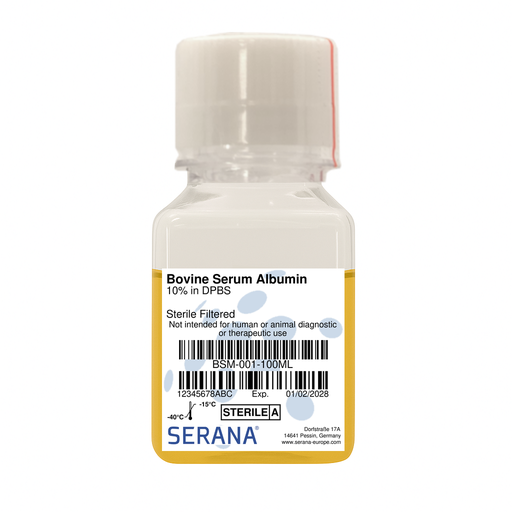 [BSM-001-100ML] Bovine Serum Albumin Solution 10% in DPBS, 100 ml 