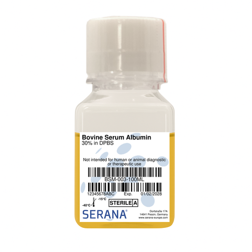 [BSM-003-100ML] Bovine Serum Albumin Solution 30% in DPBS, 100 ml