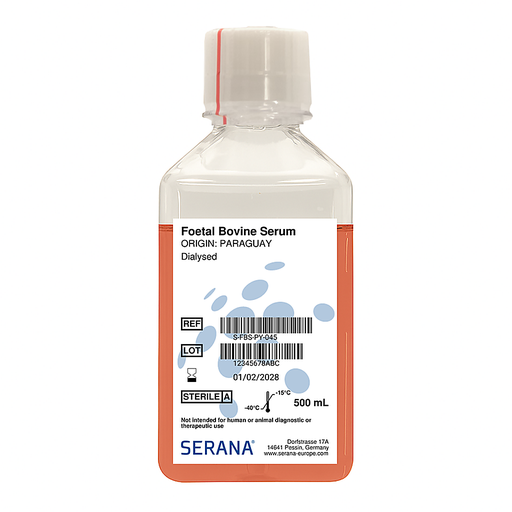 [S-FBS-PY-045] Fetal Bovine Serum, Paraguay, Charcoal Stripped, 500 ml