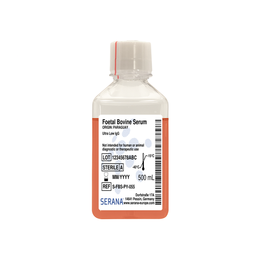 [S-FBS-PY-055] Fetal Bovine Serum, Paraguay, Ultra Low IgG, 500 ml