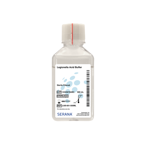 [LAB-001-500ML] Legionella Acid Buffer, Sterile Filtered, 500 ml