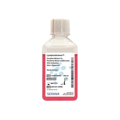 [LMA-001-500ML] LymphoAdvance™ Media, Sterile Filtered, 500 ml