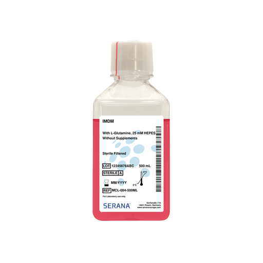 [MCL-084-500ML] IMDM, Sterile Filtered, 500 ml 