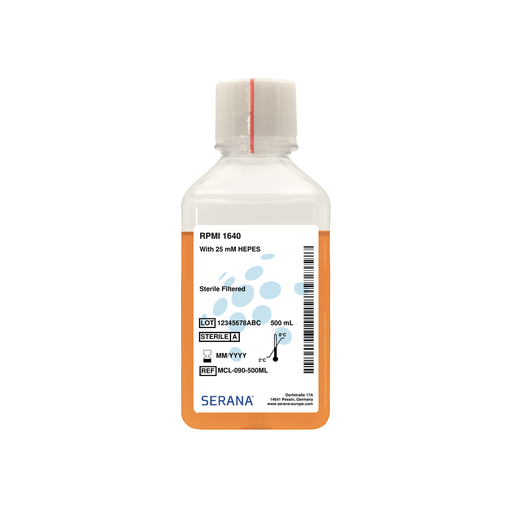 [MCL-090-500ML] RPMI 1640, Sterile Filtered, 500 ml